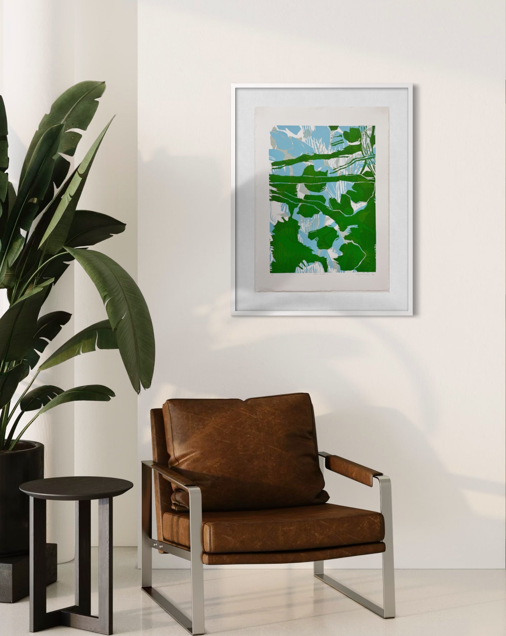 Night Garden XL - Woodcut