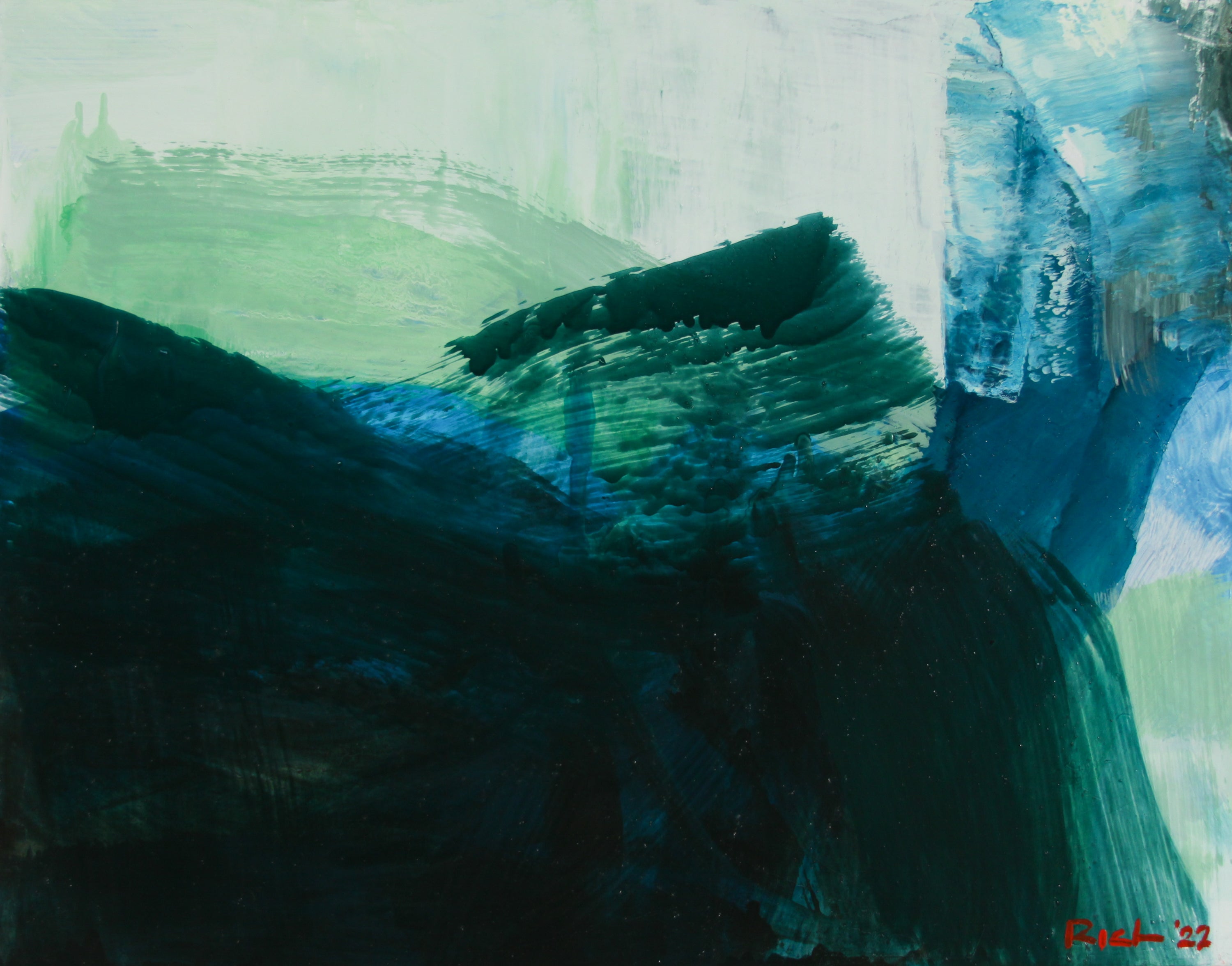 Teetering - Oil Painting on Panel
