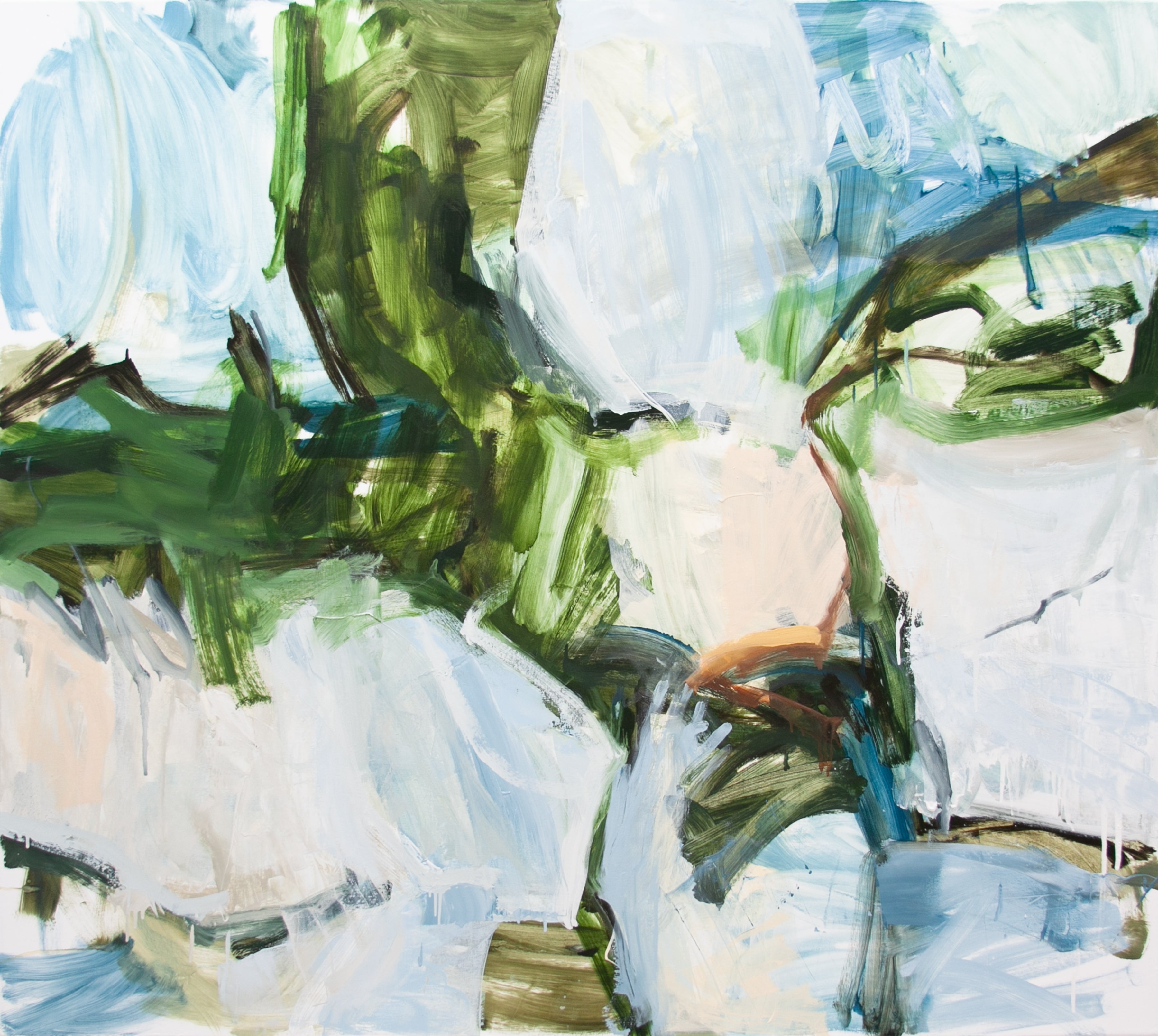 Through the Trees - Oil Painting